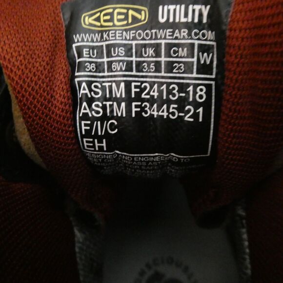 KEEN Utility Women's Cincinnati 6" Composite Toe Waterproof Wedge Work Boot US:6 - Picture 2 of 7